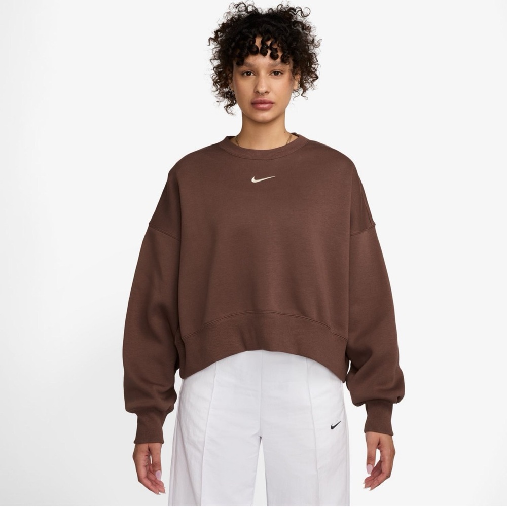 Nike Phoenix Brown Crewneck Sweatshirt